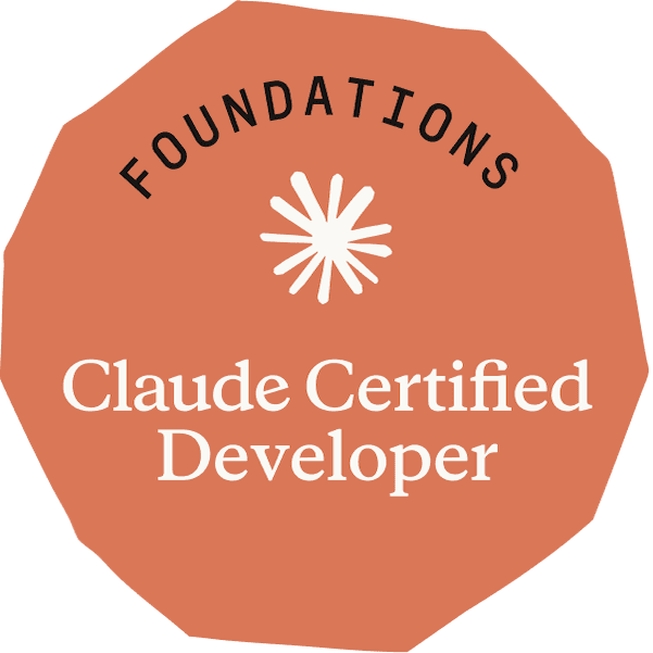 Claude Certified Developer badge